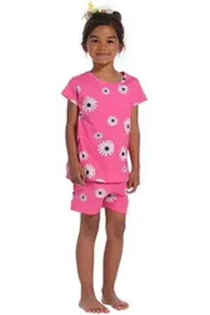 Pastunette Schlafanzug Mädchen Shorty (2 tlg) Baumwolle rosa 104