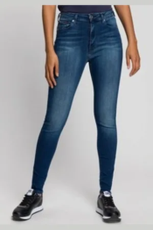 Tommy Hilfiger Skinny-fit-Jeans SYLVIA HR SUPER SKNY Hochwertige Materialien für einen bequemen und perfekten Sitz. blau 30