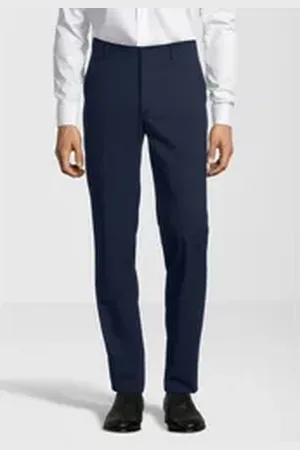 Steffen Klein SteffenKlein Anzughose Slim Fit (1-tlg) blau 54