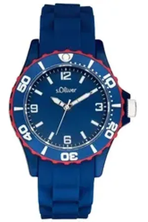 QS by s.Oliver Quarzuhr 2036495 blau