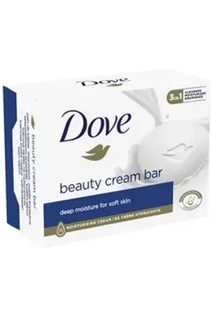Dove / UNILEVER Gesichtsseife Beauty Cream Bar reinigt, spendet Feuchtigkeit und pflegt, 90 g, 6-tlg., – sulfatfreie Badeseife für weiche und geschmeidige Haut 90 g