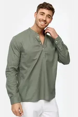 INDICODE Langarmhemd Waylon beige XXL