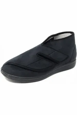 Fischer Fischer-Markenschuh Diabetiker Schuh Hausschuh schwarz 41 EU