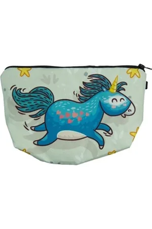 cosey Kosmetiktasche Make-up Tasche - Schminktasche und Kulturbeutel - Einhorn Design