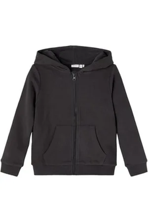 NAME IT Kapuzenpullover Mädchen Sweatjacke schwarz 116
