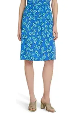 Betty Barclay Minirock Schlupfrock mit Muster Druck blau|grün 46