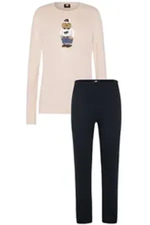 Polo Sylt Pyjama im Label-Design (Set, 2 tlg) rosa 122/128