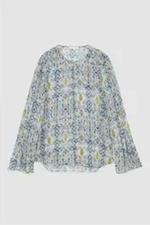 Patrizia Pepe Langarmbluse blau 40