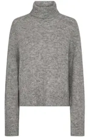 Mos Mosh Rollkragenpullover Pullover AIDY mit Alpaka grau XS