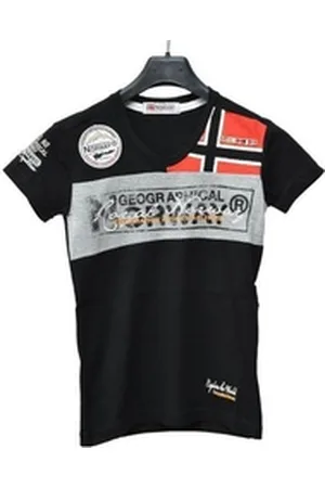 Geographical Norway T-Shirt JERARD Jungen T-Shirt in 6 Farben Größen 128 bis 176 schwarz 128