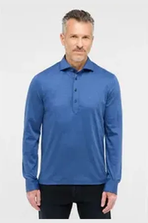 ETERNA Poloshirt SLIM FIT blau M_H_1/1