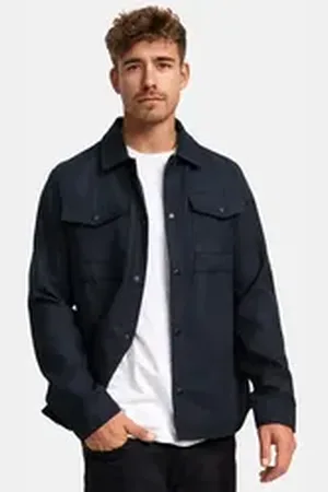 INDICODE Langarmhemd INFinny Stylisches Fake-Suede-Hemd schwarz L