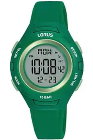 Lorus Watches LORUS Chronograph Kids R2391PX9, Armbanduhr, Kinderuhr, Lernuhr, Geburtstag, Schulanfang, Geschenkidee grün