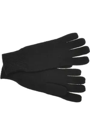 Seeberger Strickhandschuhe Strick Fingerhandschuhe in weichem Garn 18801-0 schwarz