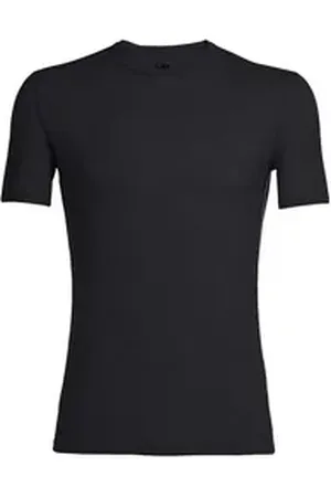 Icebreaker Funktionsunterhemd Herren Funktionsshirt Anatomica Shortsleeve Crewe schwarz S