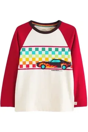 Little Bird Langarmshirt Raglan-Langarmshirt (1-tlg) rot 92-98 (2-3 J.)