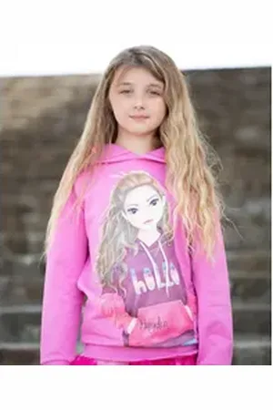 TOP Model TOPModel Kapuzensweatshirt rosa 128