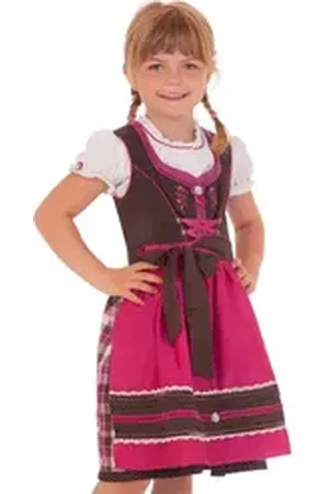 SPIETH & WENSKY Dirndl Kinderdirndl 3tlg. - ARIELLE - fuchsia 92