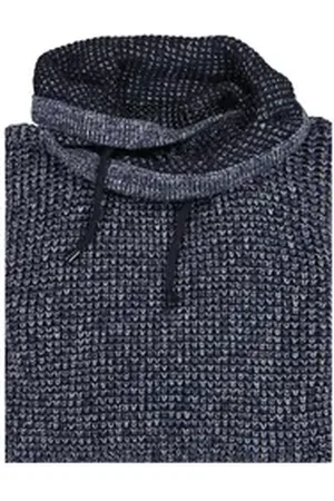 Ragman Rollkragenpullover blau 58