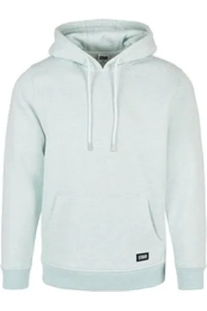 Urban classics Sweatshirt Herren Basic Melange Hoody (1-tlg) blau L