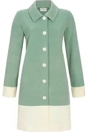Ringella Trachtenstrickjacke Damen Mantel mit Knöpfen 4564713, Lindgr grün 36