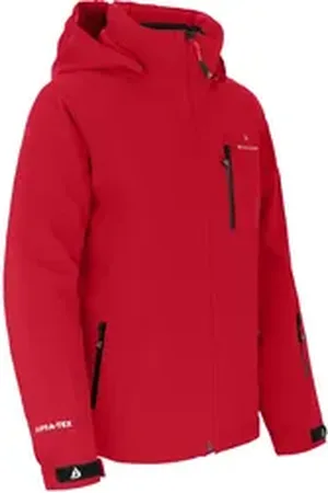 Bergson Regenjacke LUPO Kinder Skijacke, ultimativer Schutz und Komfort für junge Abenteurer! rot 176