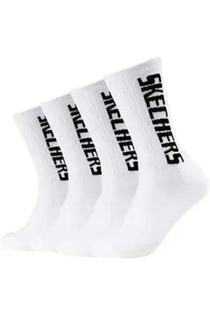 Skechers Kurzsocken Unisex Tennis Sock cushioned line 4p (Spar-Pack, 4-Paar, 4er-Pack) 43-46