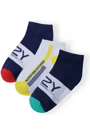Minoti Kurzsocken 3-Pack Socken (3y-14y) blau 37-38cm