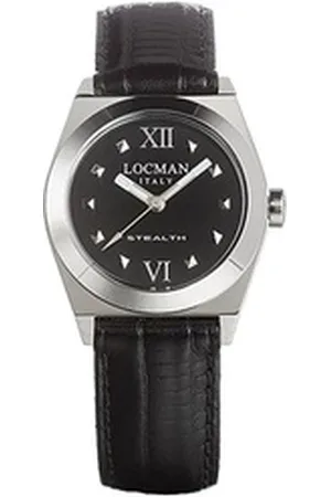 Locman Italy Quarzuhr schwarz