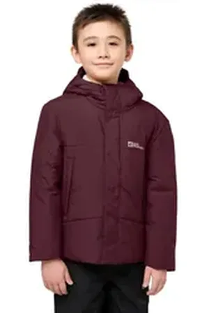 Jack Wolfskin Steppjacke Jacke SNOWBEAR für Kinder rot 152