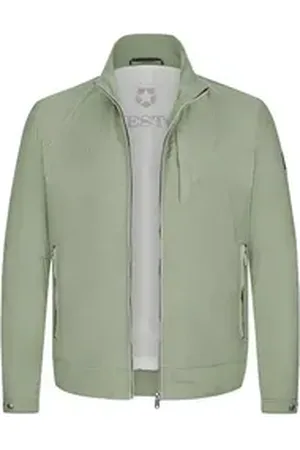 Milestone Funktionsjacke MSJones leichte Sommerjacke atmungsaktiv, wasserabweisend und winddicht grün 52