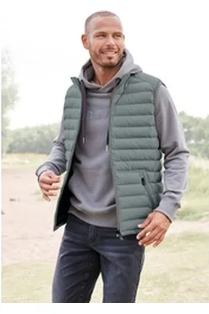 ELBSAND Steppweste mit 3M Thinsulate blau|grau M/50