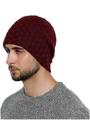 DonDon Beanie Herren Winter long geflochten (Packung, 1-St) Wintermütze, Beanie mit Flechtmuster und Teddyfleece rot
