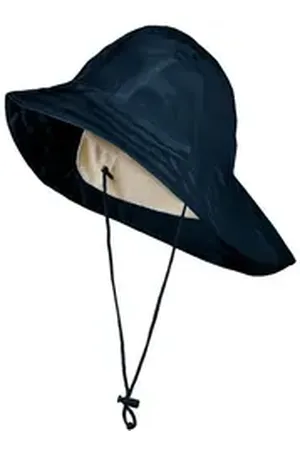 BMS Regenhut Regenhut Südwester 100% wasserdicht, mit Baumwollfutter blau XS (48-50cm)