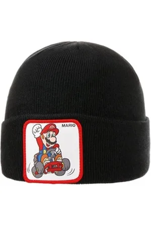 Capslab Beanie (1-St) Strickmütze mit Umschlag schwarz