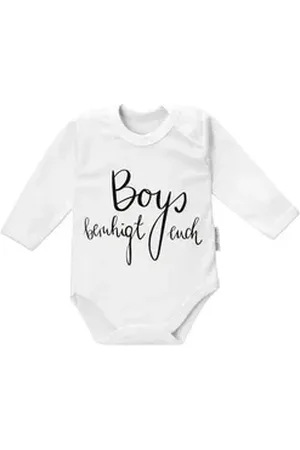 Baby Sweets Body Body Boys beruhigt euch (1-tlg) 100% Baumwolle weiß 80 (9-12 Monate)