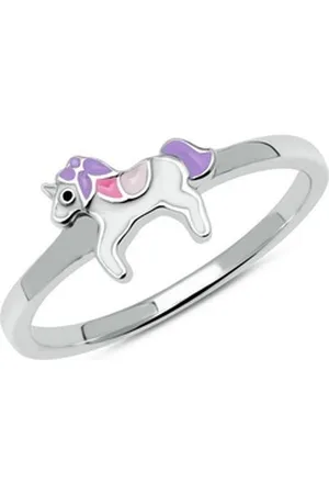 Unique Silberring Einhorn Ring für Mädchen aus 925er Silber CR0002 silberfarben 48 (15.3)