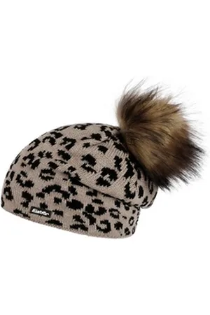 Eisbär Bommelmütze (1-St) Strickmütze mit Futter, Made in Austria beige