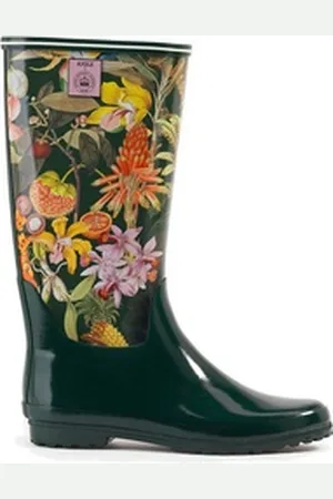 Aigle Venise Print grün/bunt-kombi Gummistiefel 36 EU