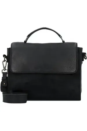 Cowboysbag Henkeltasche Seattle, Leder schwarz