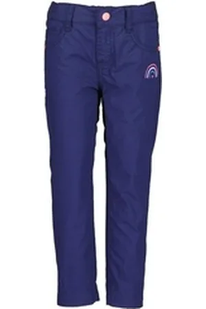 Blue Seven Thermohose Mädchen Hose leicht gefüttert Baumwollfutter Regenbogen (1-tlg) blau 98