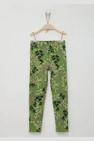 QS by s.Oliver Leggings Leggings aus Thermofleece grün 116
