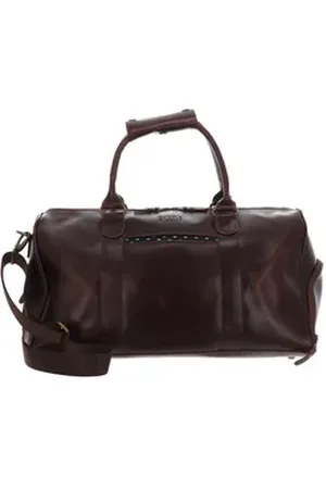 Buckle & Seam Reisetasche Collin, aus echtem Rindsleder braun