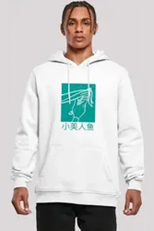 F4NT4STIC Kapuzenpullover Disney Boys Arielle die Meerjungfrau Print weiß L