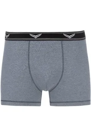 Trigema Boxer Bequeme Pants mit Webgummibund (1-St) grau 140