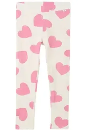TOM TAILOR Leggings Gemusterte Leggings mit Bio-Baumwolle rosa 92/98