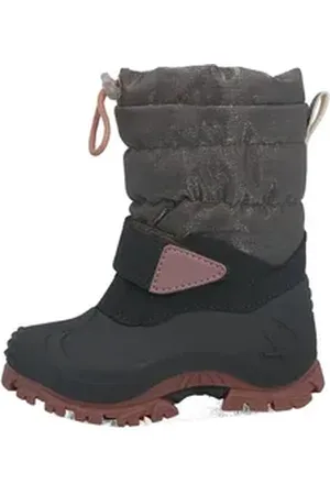 Lurchi Fjonna Snowboots Winterboots mit Glitzerbesatz, Größenschablone zum Download grau|rosa 26 EU