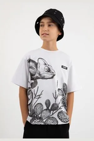 Gulliver T-Shirt mit coolem Frontprint weiß 152
