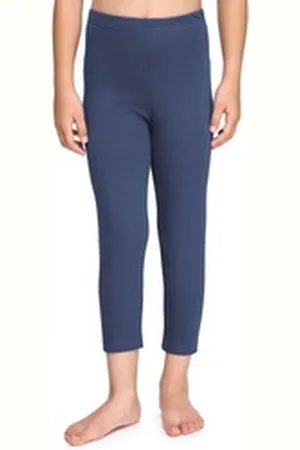 Merry Style Leggings Mädchen Caprihose 3/4 Hosen aus Baumwolle MS10-226 (1-tlg) bequem, elastischer Bund blau 128
