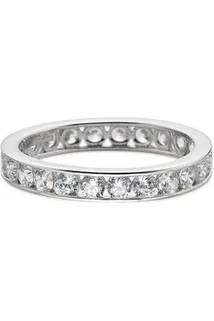 Bruno Banani Fingerring Schmuck Geschenk Silber 925 Damenring Memoire, mit Zirkonia (synth) silberfarben 59